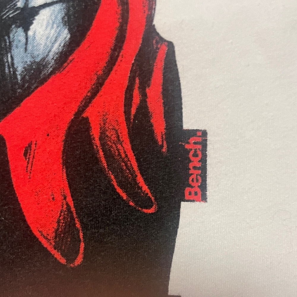 Bench White and Red Graphic woMen's Tee - Picture 5 of 11